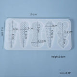 Epoxy Resin Mold Hair Clip Barrette Silicone Mould DIY Crafts Jewelry