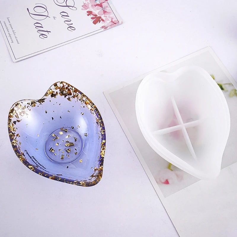 Heart Shaped Epoxy Mold for DIY Crafts & Jewelry Making