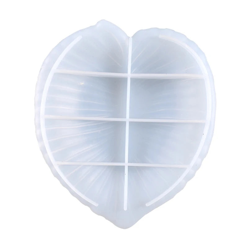 Heart-shaped Leaf Fruit Storage Tray Silicone Mould