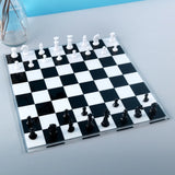Chess Checkerboard Silicone Mold for Epoxy Resin Casting