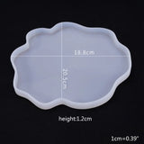 Irregular Coaster Silicone Mould for Epoxy Resin Casting