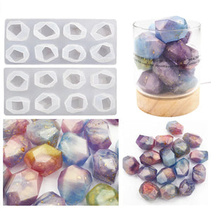 Geometric Gemstone Night Light Silicone Mold