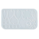 Irregular Leaf 4-leaf Clover Pendant Silicone Mold