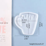 Epoxy Resin Mold Keychain Pendant Silicone Mould DIY Crafts Decor