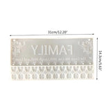 Silicone Mould Love Heart Pendant Wall Calendar DIY Crafts