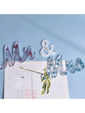 MR&MRS Words Crystal Resin Mold DIY Pendant Making Tools