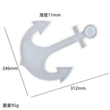 Marine Series Epoxy Resin Mold Anchor Turtle Whale Tray Mirror Swing Table