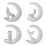 Moon Pendants Silicone Mould DIY Craft W8KF