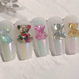 3D Bear Silicone Mold for Nail Carving