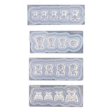3D Bear Silicone Mould DIY Nails Stencils