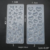 Crystal Epoxy Resin Mold Pendants Silicone Mould DIY Crafts Tool