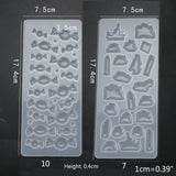 Crystal Epoxy Resin Mold Pendants Silicone Mould DIY Crafts Tool