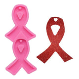 Epoxy Resin Mold Ribbon Keychain Pendant Silicone Mould DIY Crafts