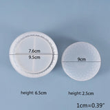 Round Storage Box Resin Mold DIY Crafts Container Case