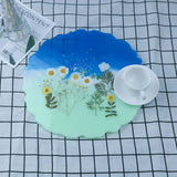 Round Tray Silicone Mold for Epoxy Resin Crafts
