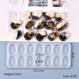DIY Crystal Epoxy Resin Mold Rune Casting Silicone Mould 85LF