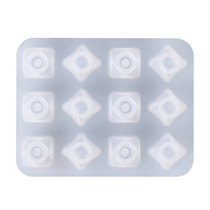 Epoxy Resin Mold Arc Diamond Beads Silicone Mould DIY Crafts