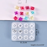Epoxy Resin Mold Arc Diamond Beads Silicone Mould DIY Crafts