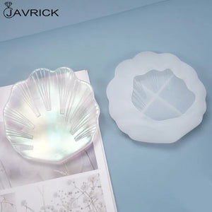 Epoxy Resin Mold Shell Dish Plate Casting Silicone Mould DIY Crafts