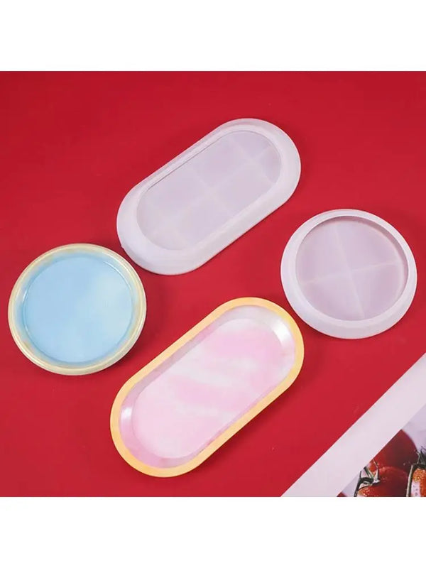 Crystal Epoxy Resin Mold Storage Box Jewelry Tray Casting Silicone Mould
