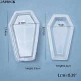 Halloween Coffin Storage Box Mirror Silicone Mould DIY Crafts Decoration