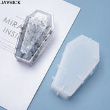 Halloween Coffin Storage Box Mirror Silicone Mould DIY Crafts Decoration