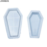 Halloween Coffin Storage Box Mirror Silicone Mould DIY Crafts Decoration