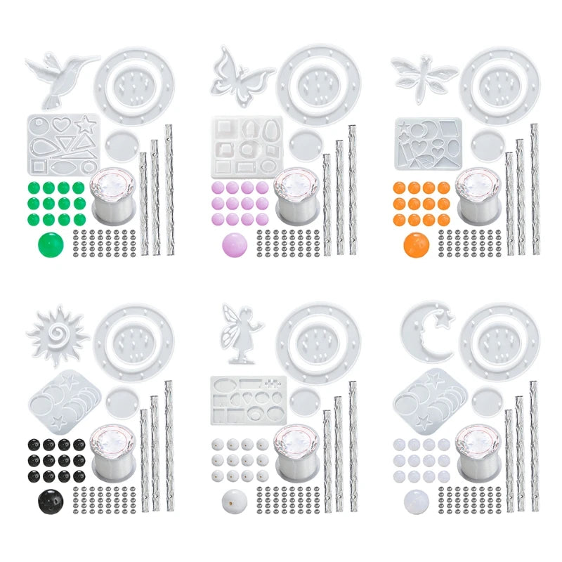 Planet Pendant Silicone Mold DIY Set
