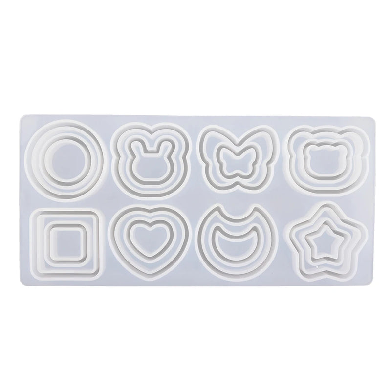 Epoxy Resin Quicksand Keychain Mold for DIY Resin Jewelry