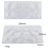 Epoxy Resin Quicksand Keychain Mold for DIY Resin Jewelry