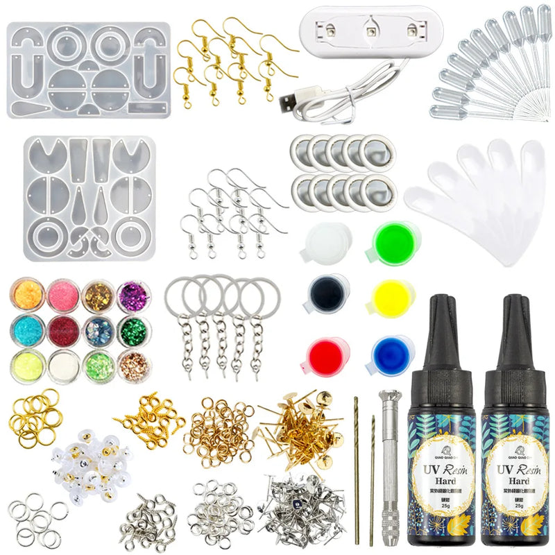 Epoxy Resin Earring Pendant Mould Set