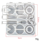 Epoxy Resin Earring Pendant Mould Set