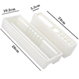DIY Crystal Epoxy Resin UV Glue Mold Pen Holder Silicone Mold