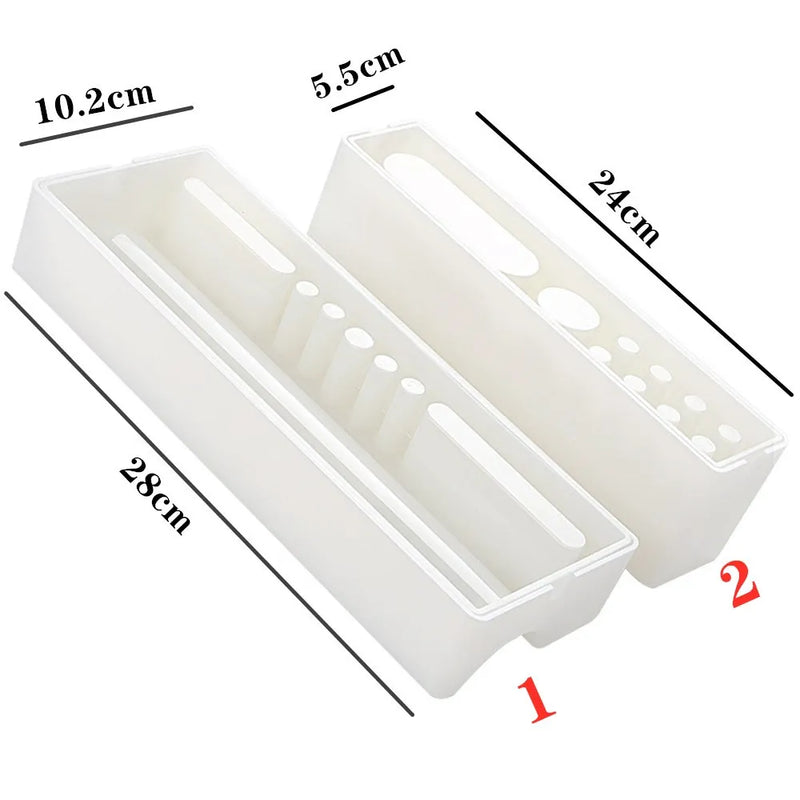 DIY Crystal Epoxy Resin UV Glue Mold Pen Holder Silicone Mold
