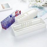 DIY Crystal Epoxy Resin UV Glue Mold Pen Holder Silicone Mold