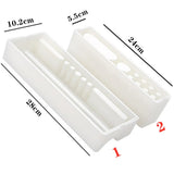 DIY Crystal Epoxy Resin UV Glue Mold Pen Holder Silicone Mold