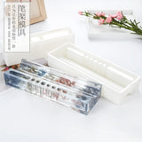 DIY Crystal Epoxy Resin UV Glue Mold Pen Holder Silicone Mold