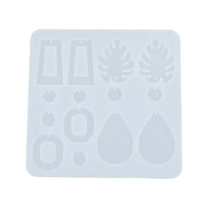 Epoxy Resin UV Glue Mold Silicone Earring Pendant Casting Mould