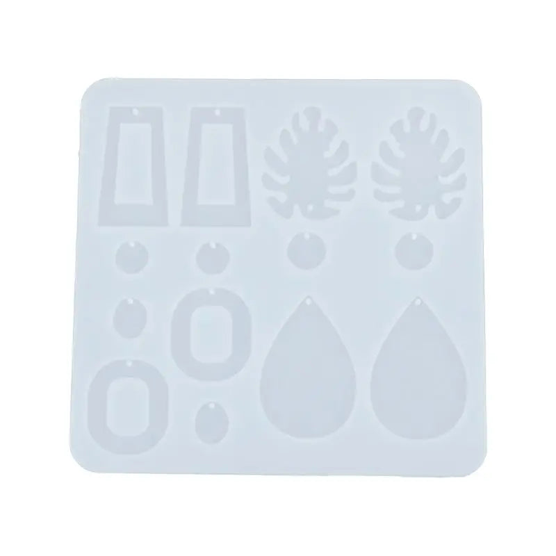 Epoxy Resin UV Glue Mold Silicone Earring Pendant Casting Mould