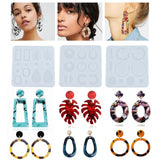 Epoxy Resin UV Glue Mold Silicone Earring Pendant Casting Mould