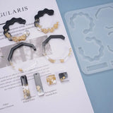 Epoxy Resin UV Glue Mold Silicone Earring Pendant Casting Mould