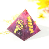 Crystal Epoxy Resin for Jewelry Metal Sticker DIY Pyramid Decorations Stickers