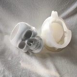 Skull Flower Pot Silicone Mold for Resin Plaster Clay