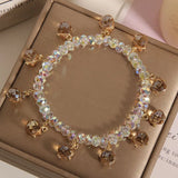 Crystal Charm Bracelet Beaded Lucky Jewelry Accessories