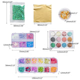 Sequins Nail Art Set Fruit Soft Pottery Pieces Flat Nail Jewelry