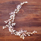 Crystal Flower Bride Tiara Women's Hair Jewelry Wedding Headband