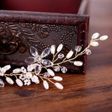 Crystal Flower Bride Tiara Women's Hair Jewelry Wedding Headband