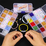 Y2K Crystal Glass Beads Kit Bohemia Jewelry Making Set