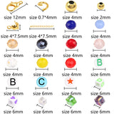 Y2K Crystal Glass Beads Kit Bohemia Jewelry Making Set