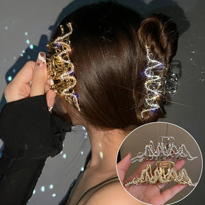 Crystal Hair Claw Clips for Women Hairpins Barrette Headwear for Girls